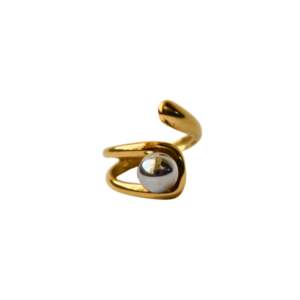 Collections anillo espiral con esfera central