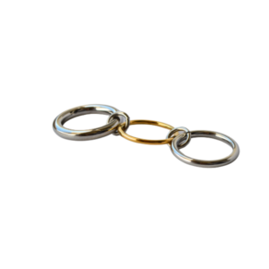 Collections anillo triple bicolor