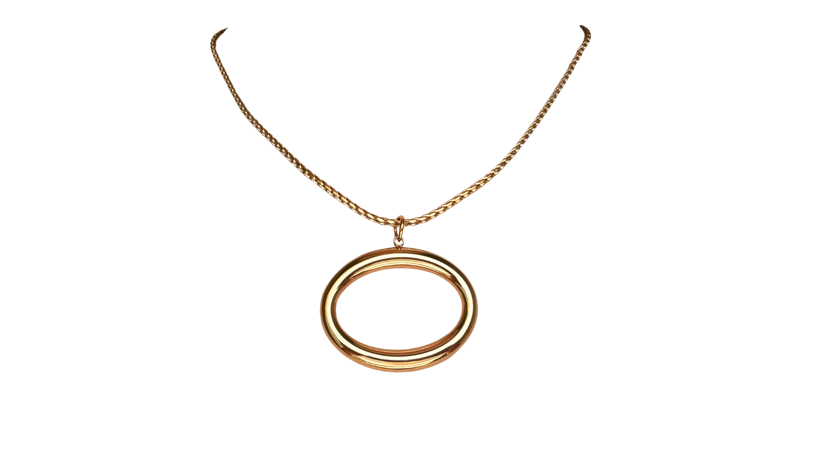 collar aro dorado